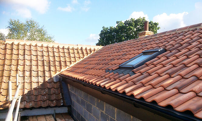 Extension Roofing with Skylight, Norwich