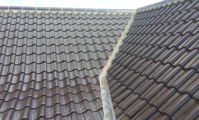 Residential roofing project completed by Norfolk roofers