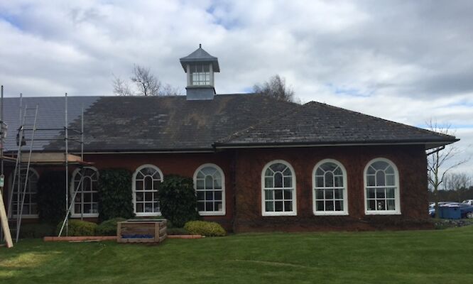 Residential roofing project completed by Norfolk roofers