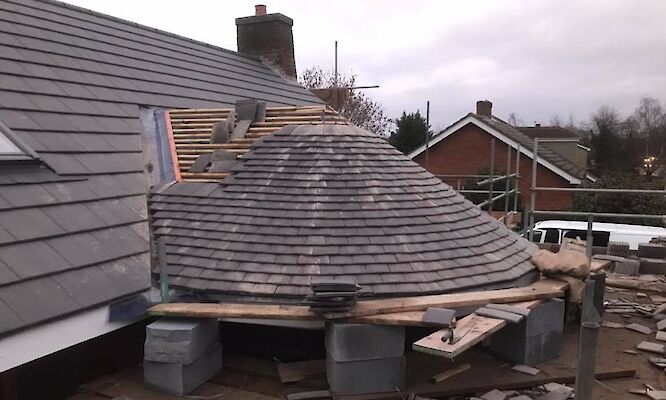 Roofing project completed in Hingham Norfolk
